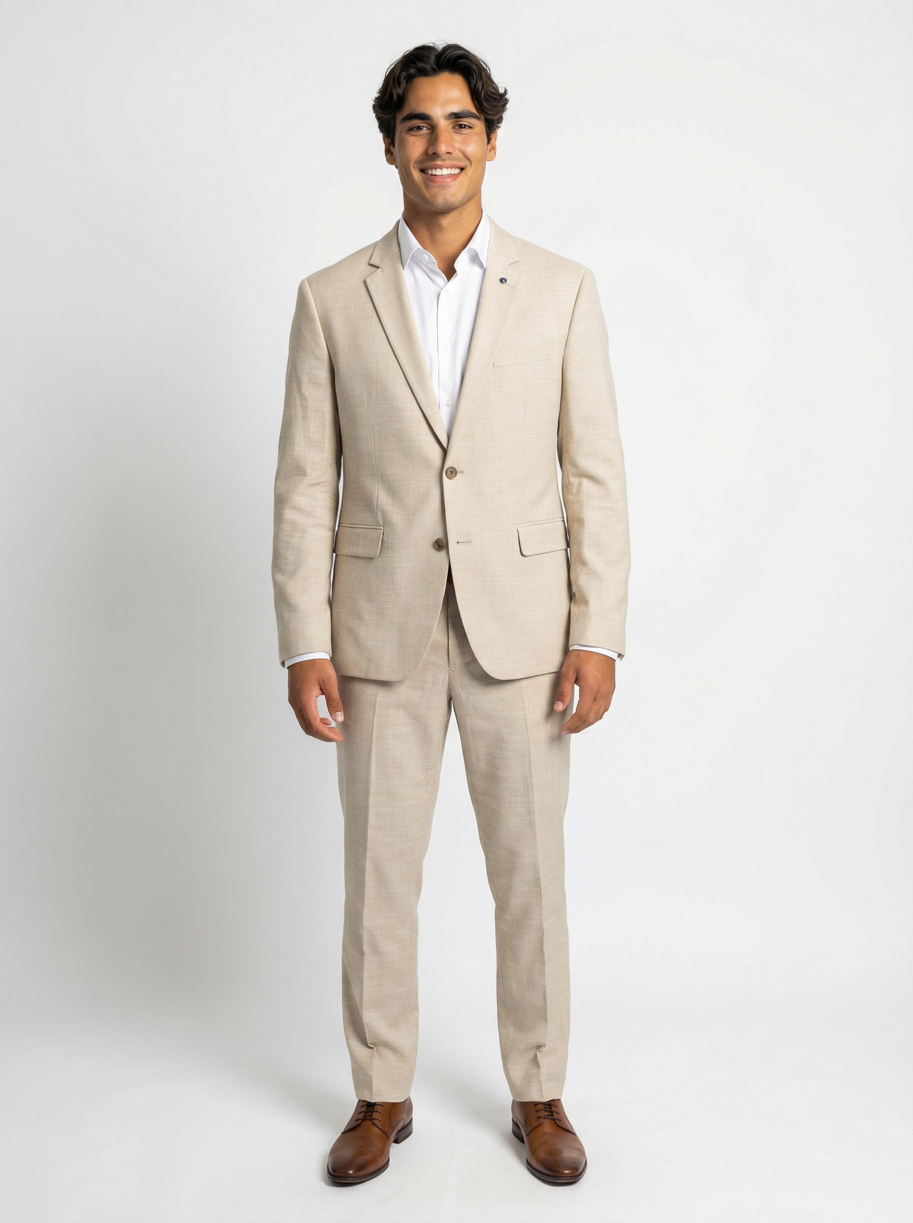 2-delig pak Cream Sharkskin