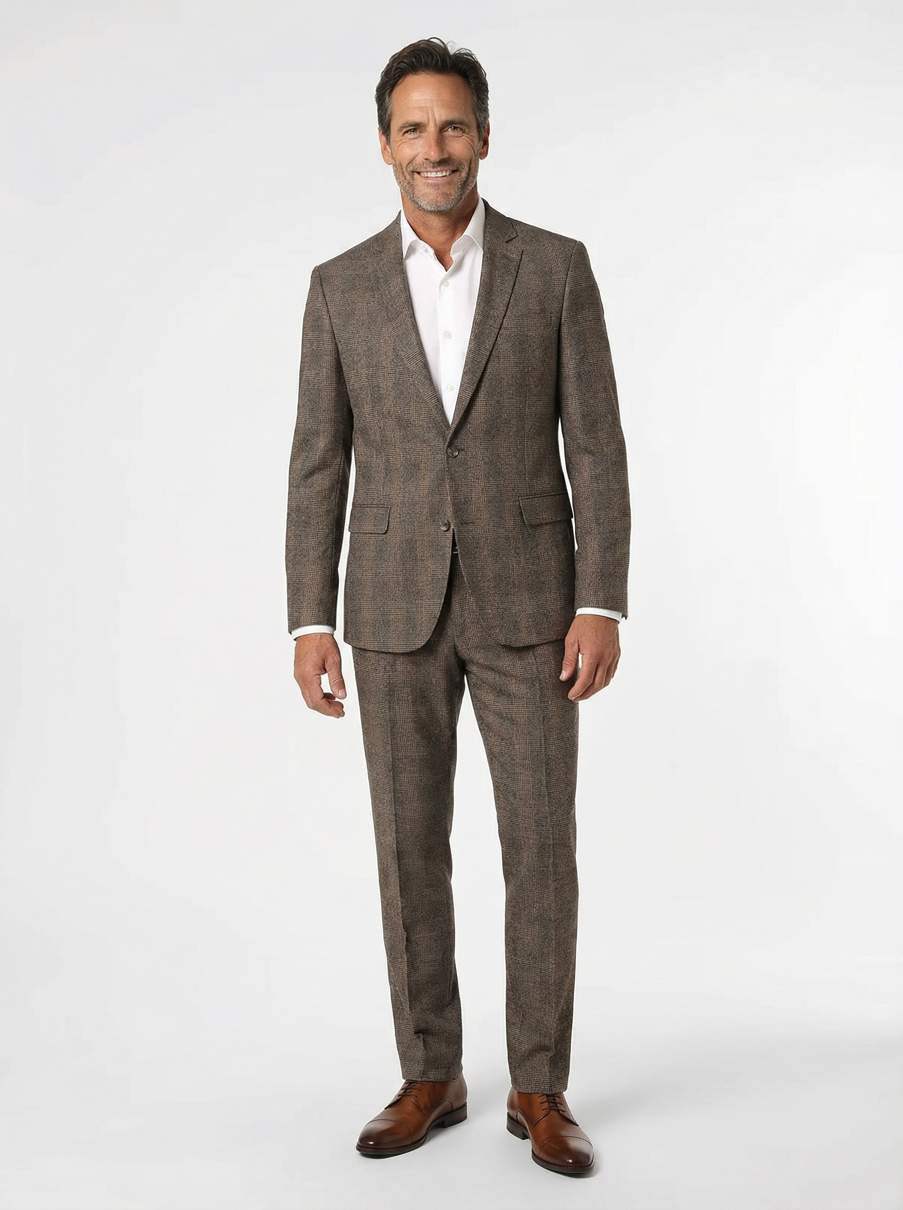 2-delig pak Green Brown Checkered