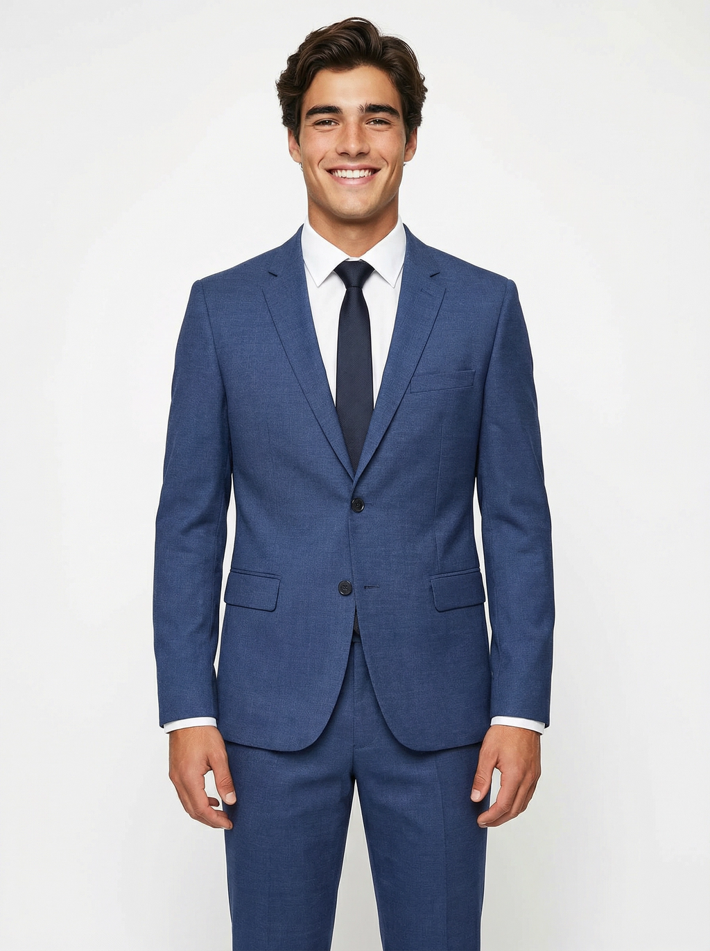 2-delig pak Light Navy Sharkskin