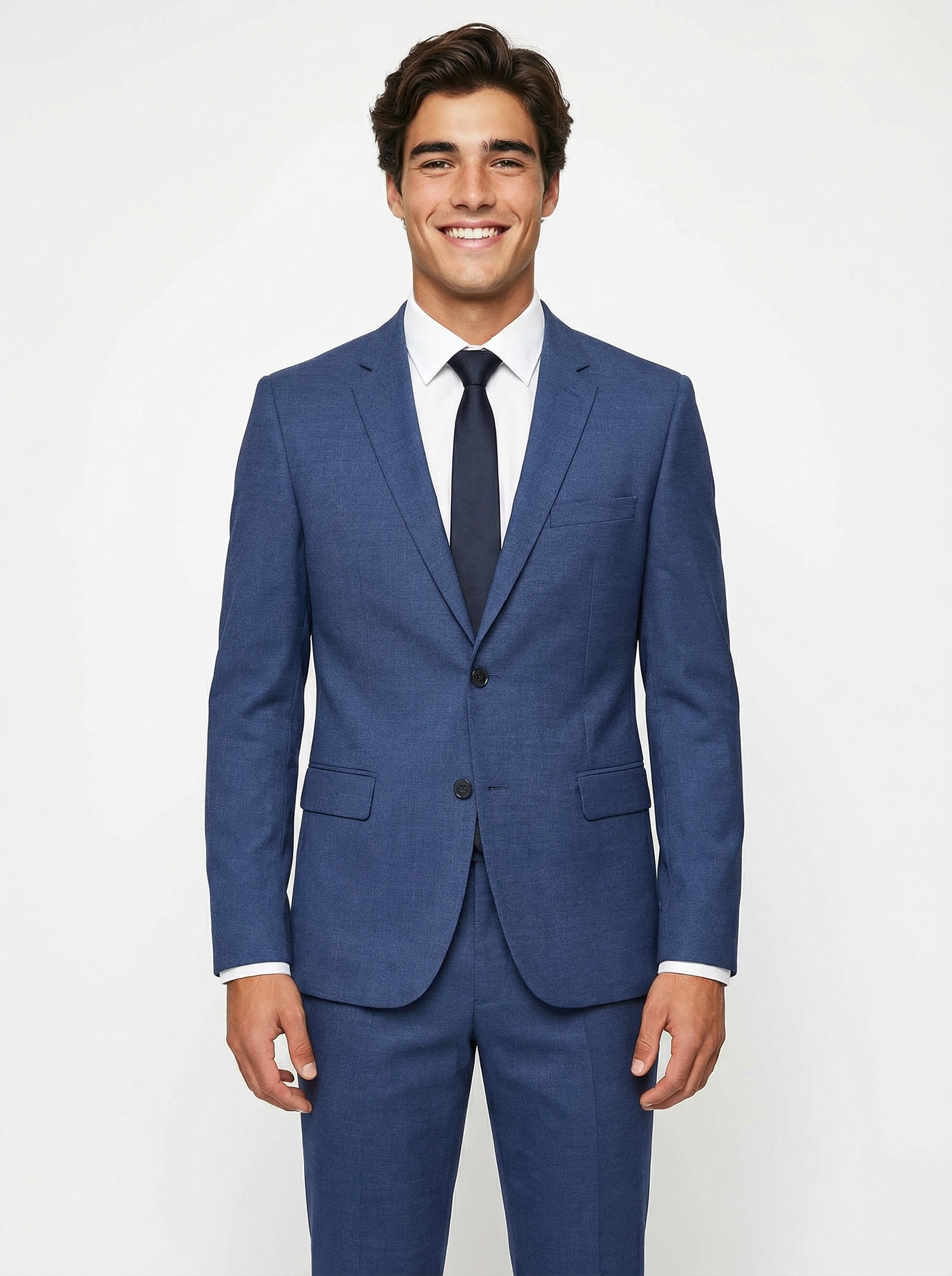 2-delig pak Light Navy Sharkskin