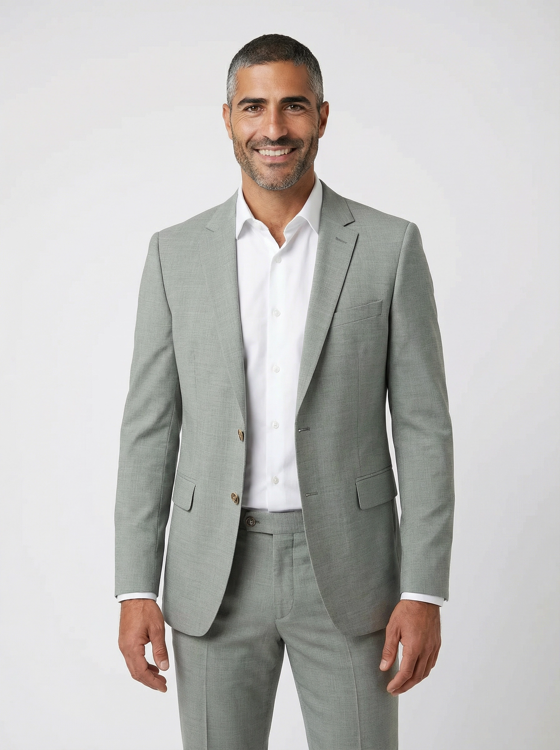 2-delig pak Mid Green Sharkskin