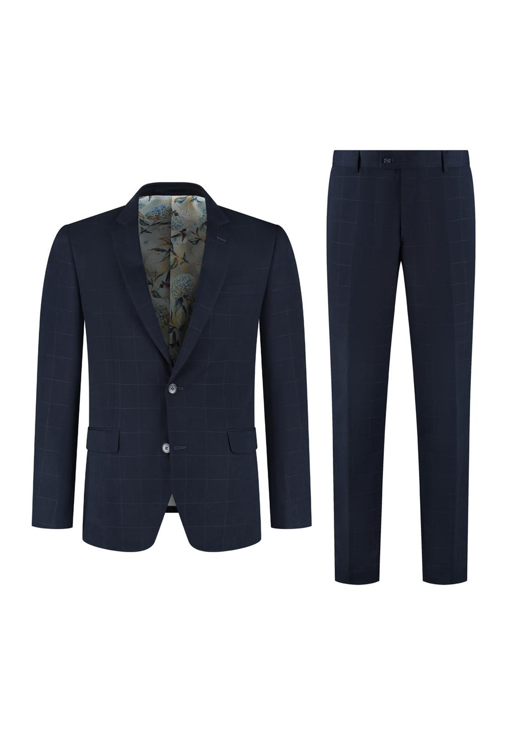 2-delig pak Navy Checkered product