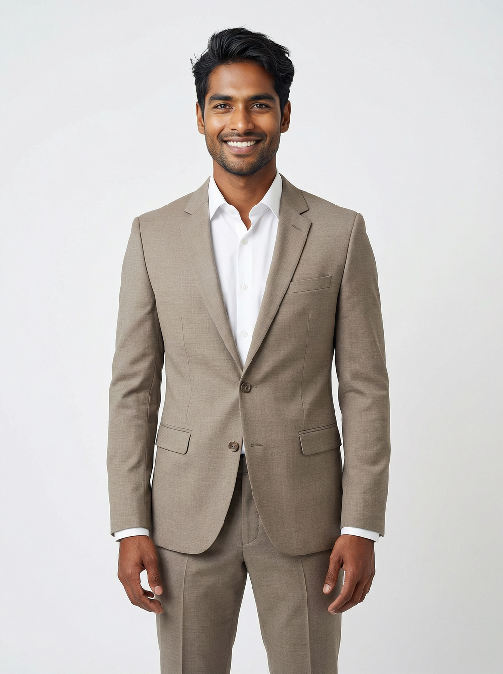 2-delig pak Taupe Sharkskin