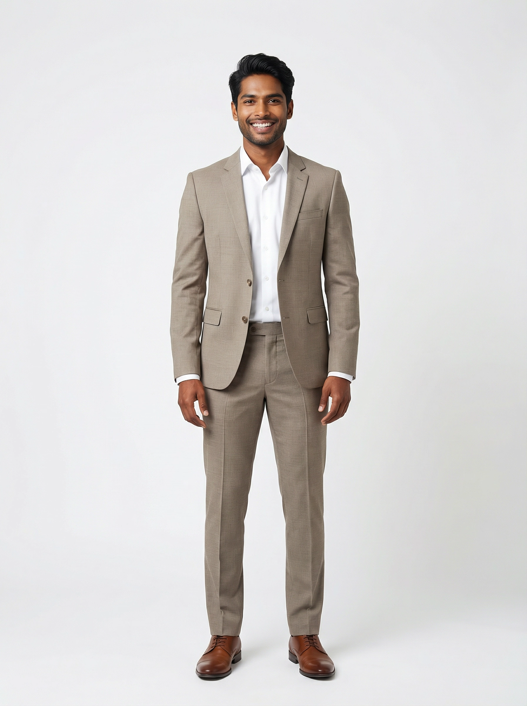 2-delig pak Taupe Sharkskin