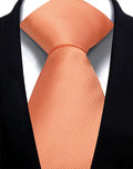 Stropdas Zacht oranje