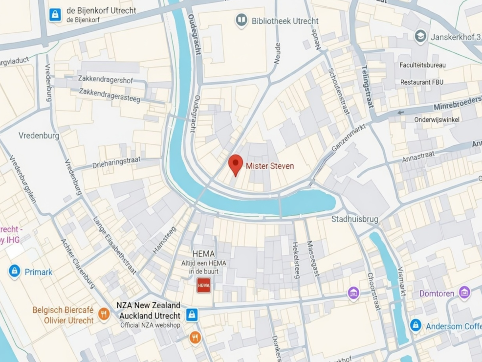 Mister Steven Utrecht Locatie Oudegracht 142