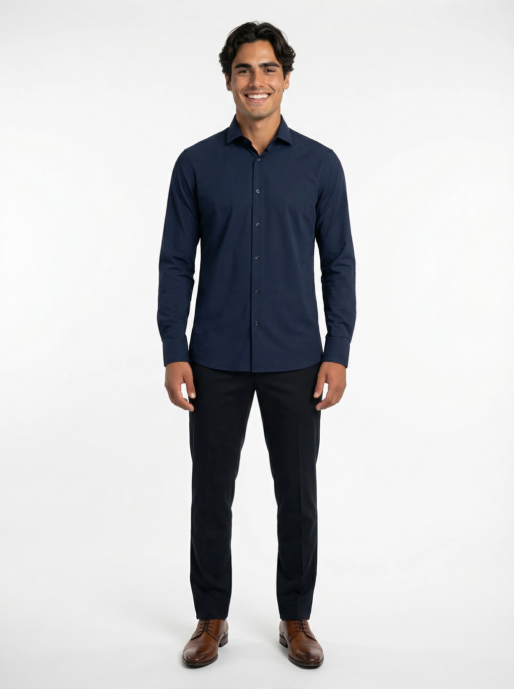 Performance Shirt Dark Navy Blue