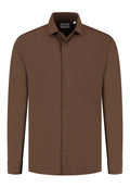 Performance shirt Brown Choco Front