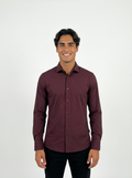 Performance shirt Wine Red close-up